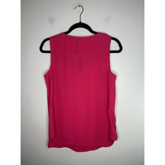 Violet + Claire Blouse Sleeveless Tank Pink V Neck Size Small NWT - Picture 7 of 11